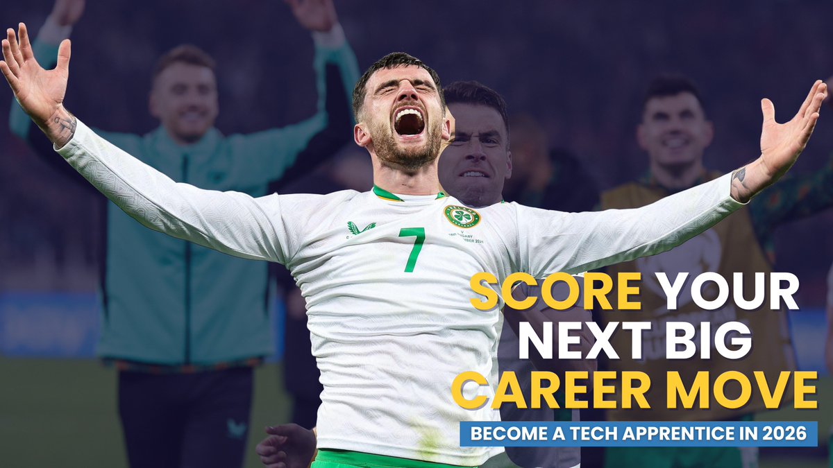 FastrackintoIT's tweet image. Everyone should experience success like #TroyParrot 🚀

Don&apos;t miss the opportunity to launch your tech career in 2026. Learn more about becoming a Tech Apprentice today: fit.ie/tech-apprentic…

#Ireland #IrelandvHungary