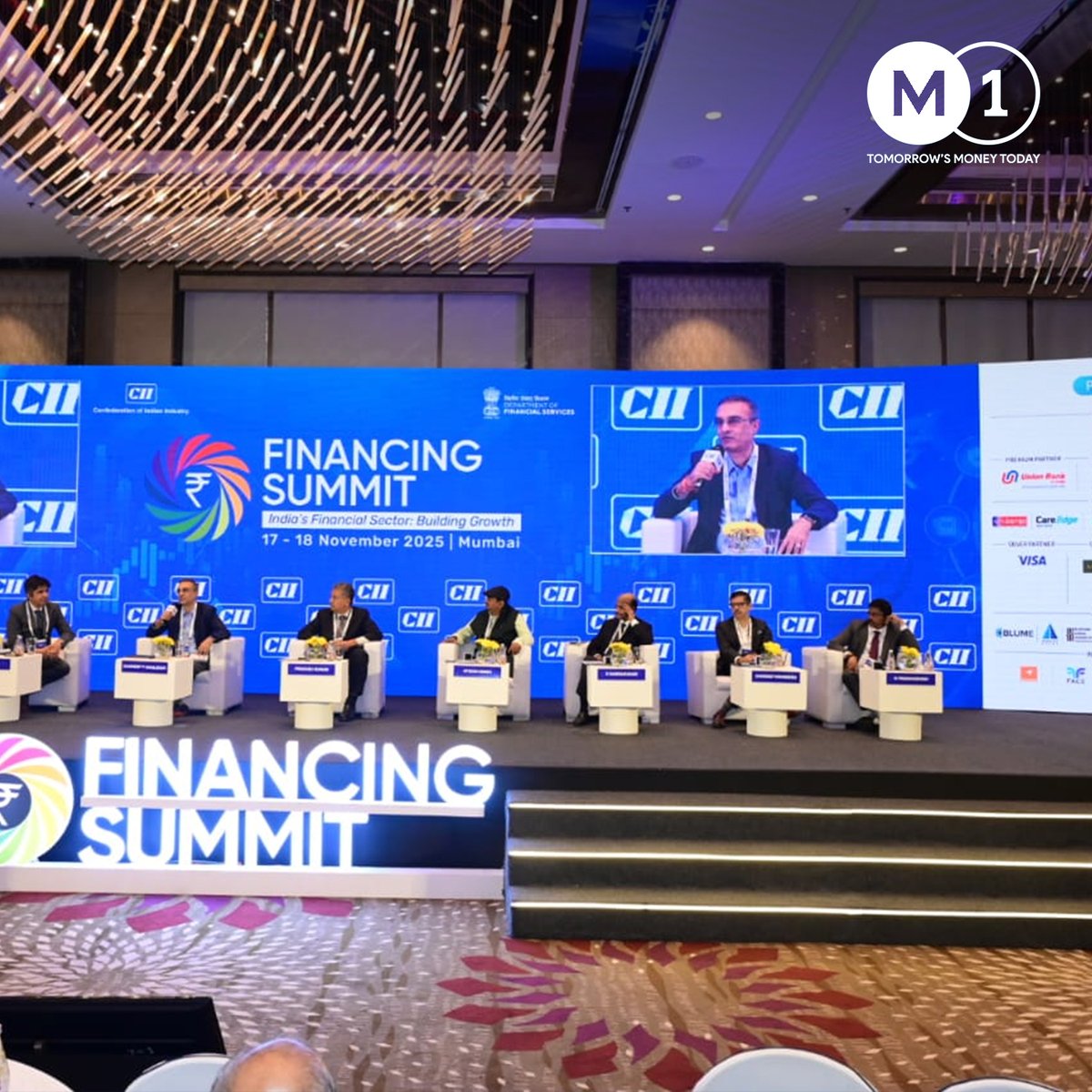 M1xchange's tweet image. An insightful day at the #FinancingSummit 2025, where Mr. Sundeep Mohindru shared how digital finance, TReDS transparency, and policy reforms are shaping India’s next phase of #MSME growth. Strengthening liquidity, boosting credit access, and enabling scalable progress.