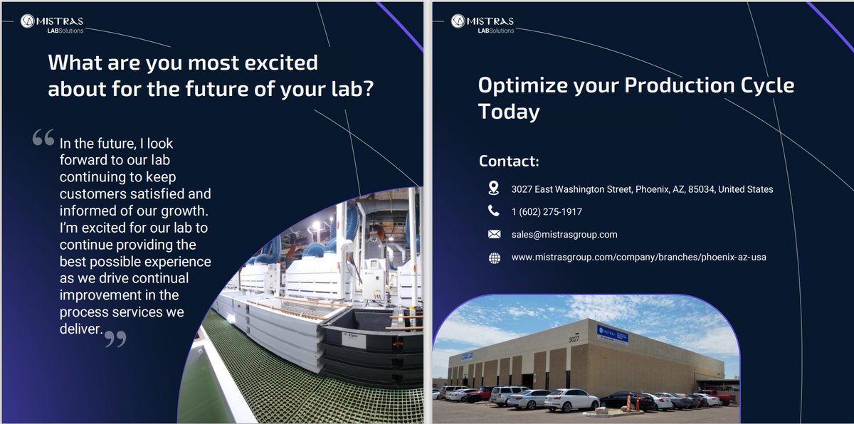 Welcome to MISTRAS’ Phoenix Lab, Arizona’s trusted hub for fast, reliable NDT and chemical processing across the Aerospace &amp; Defense Industry.

We asked GM David Schmitt what makes Phoenix so special. 

Scroll below to find out. 

#MISTRAS #Phoenix #LabSpotlight #Aerospace