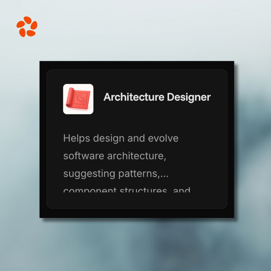 Zen Agent of the Week! 🧠

Great systems don’t happen by accident — they’re architected.

Meet ArchitectMind 🏗️
Your AI partner for scalable, secure, and elegant software design.

💡 Design once. Scale forever.

👉 hubs.la/Q03S86Lh0

#ZencoderAgents #AIForDevs