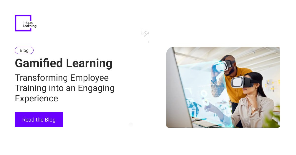 InfoproLearning's tweet image. Employee engagement thrives when learning becomes an interactive experience. Discover how gamified learning leverages psychology, technology, and insights to enhance training outcomes and foster lasting behavioral change. Read the blog: hubs.ly/Q03Tv41N0

#infoprolearning…