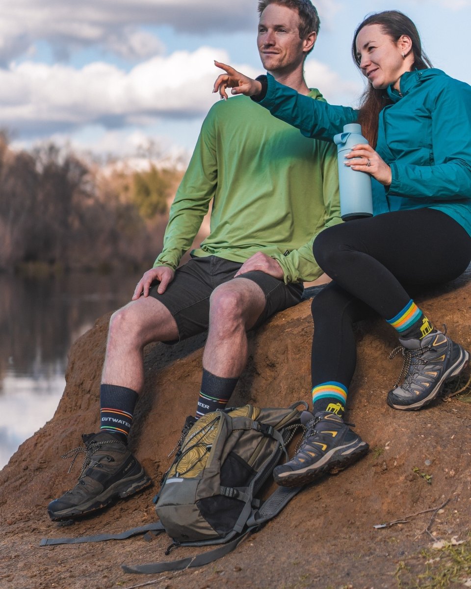 Happy National Take a Hike Day! 🥾 The secret to great hikes? Wool socks. The secret to MEMORABLE hikes? CUSTOM wool socks 
✅ Temperature regulation 
✅ Moisture-wicking 
✅ Antimicrobial 
✅ Trail-tested comfort 

 #TakeAHikeDay #HikingSocks #CustomSocks #MerinoWool