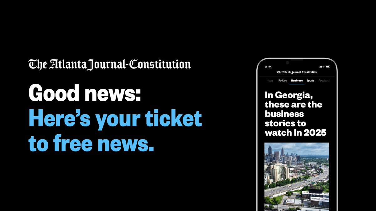 Electronic resource spotlight | New for October, and with advocacy from the Undergraduate Student Government Association, the Library has added campus-wide access to the Atlanta Journal Constitution: ajc.com/?contractId=TM…