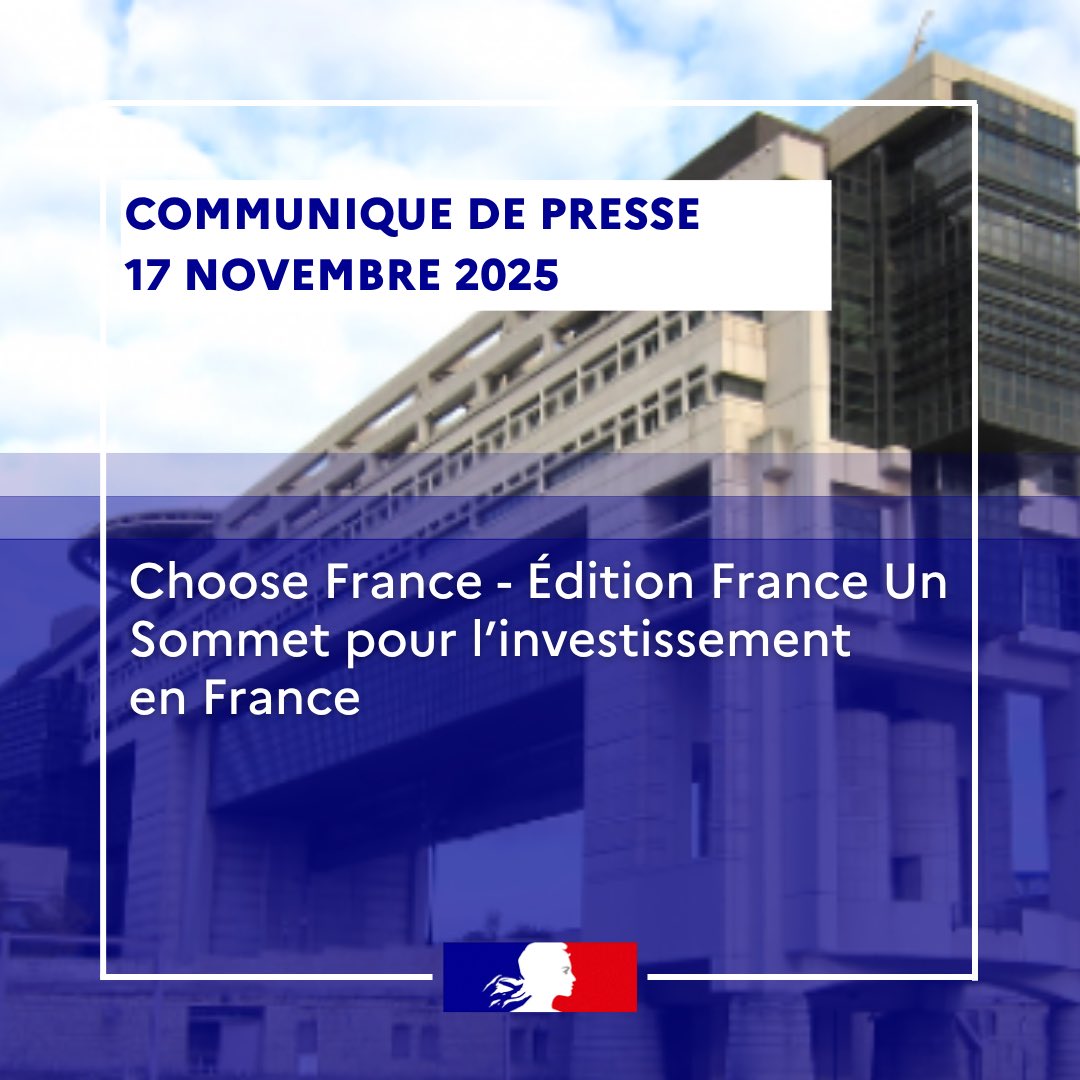 🔴 #ChooseFrance rassemble 148 entreprises françaises qui investissent ou vont investir en France 

Pour en savoir + ➡️ presse.economie.gouv.fr/dp-choose-fran…