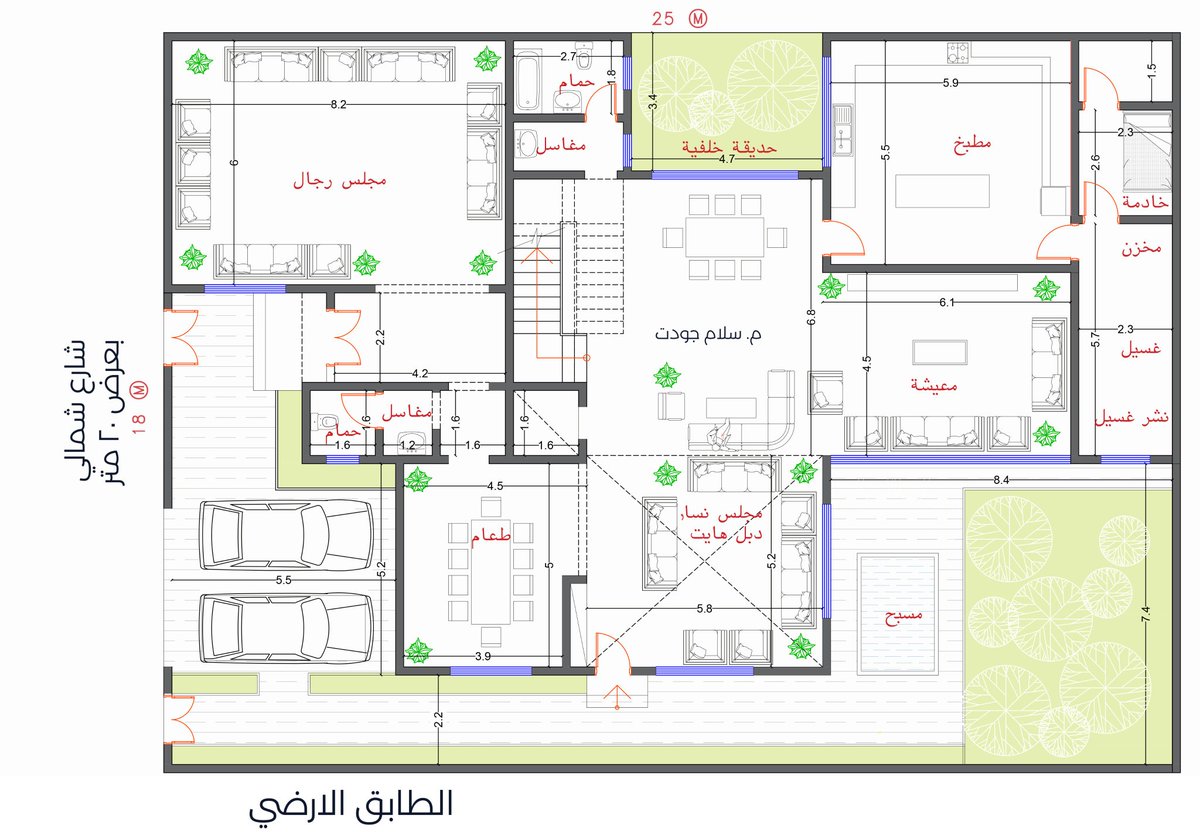 {مخططات معماريه 🏗~واجهات فلل~ تصميم داخلي} tweet media