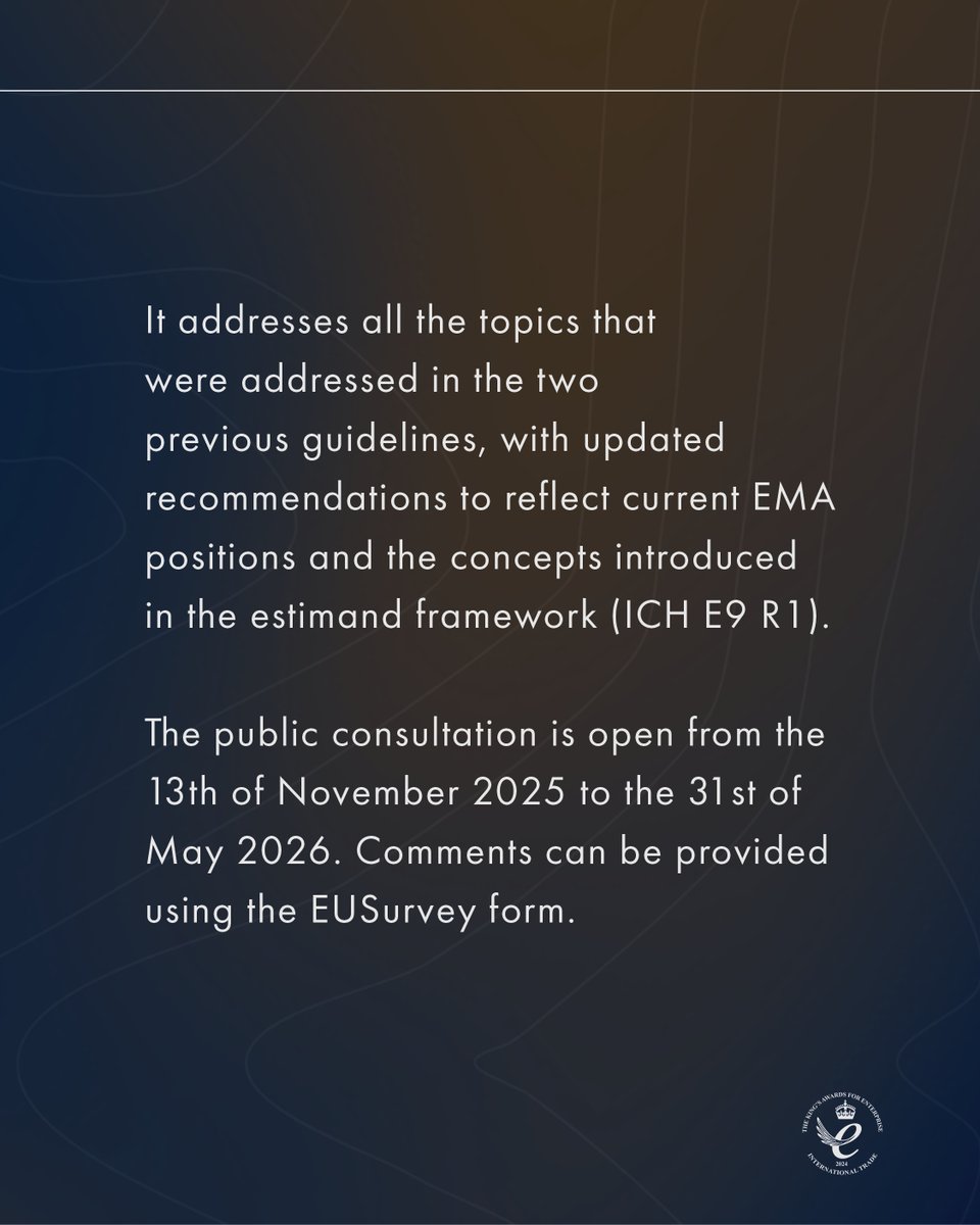 scendea's tweet image. The EMA has published a draft guideline on the non-inferiority and equivalence comparisons in clinical trials. For support with your EU regulatory activities, get in touch to speak to Scendea&apos;s experts Scendea.com/contact