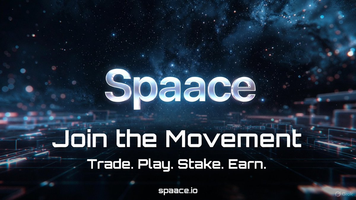 YugoBoss34's tweet image. 🚀 @spaace_io  is more than a project.

It’s a movement reshaping Web3.

Trade ⏩Play ⏩ Stake ⏩ Earn.

The future belongs to the bold. 🌌

#Web3Future #NFTRevolution #Wallchain
