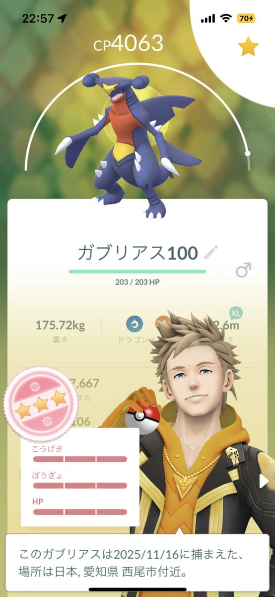 syugo77's tweet photo. ポケモンGOワイルドエリアあっつ〜
いろち40体あざ

#ポケモンgo https://t.co/uGksWO4qg4