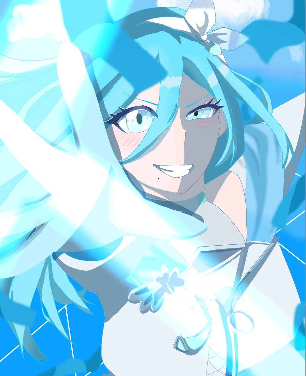 ⭐︎雫様⭐︎Dita 日野森雫ちゃんを描きました、このイベントの雫ちゃんまじ良すぎる