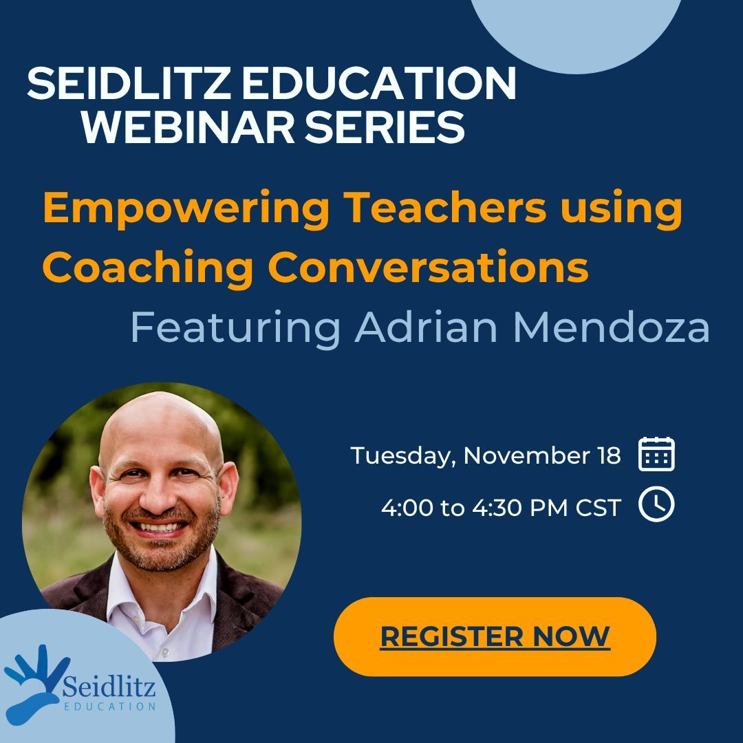 Seidlitz_Ed's tweet image. Tomorrow! @AdrianMendozaED presents EMPOWERING TEACHERS USING COACHING CONVERSATIONS — a FREE webinar for elementary &amp;amp; secondary educators of #MLs! Grab your last-minute spot now! buff.ly/s3K4mzp