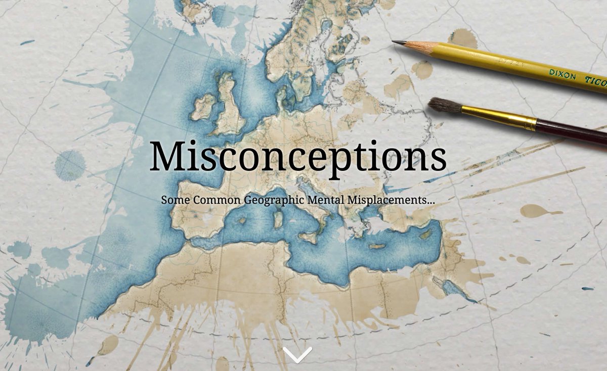 gisday's tweet image. It’s #geographyawarenessweek! Test your geo skills with a favorite story— 

Misconceptions by @John_M_Nelson 🌐ow.ly/WmAO50XrTiB