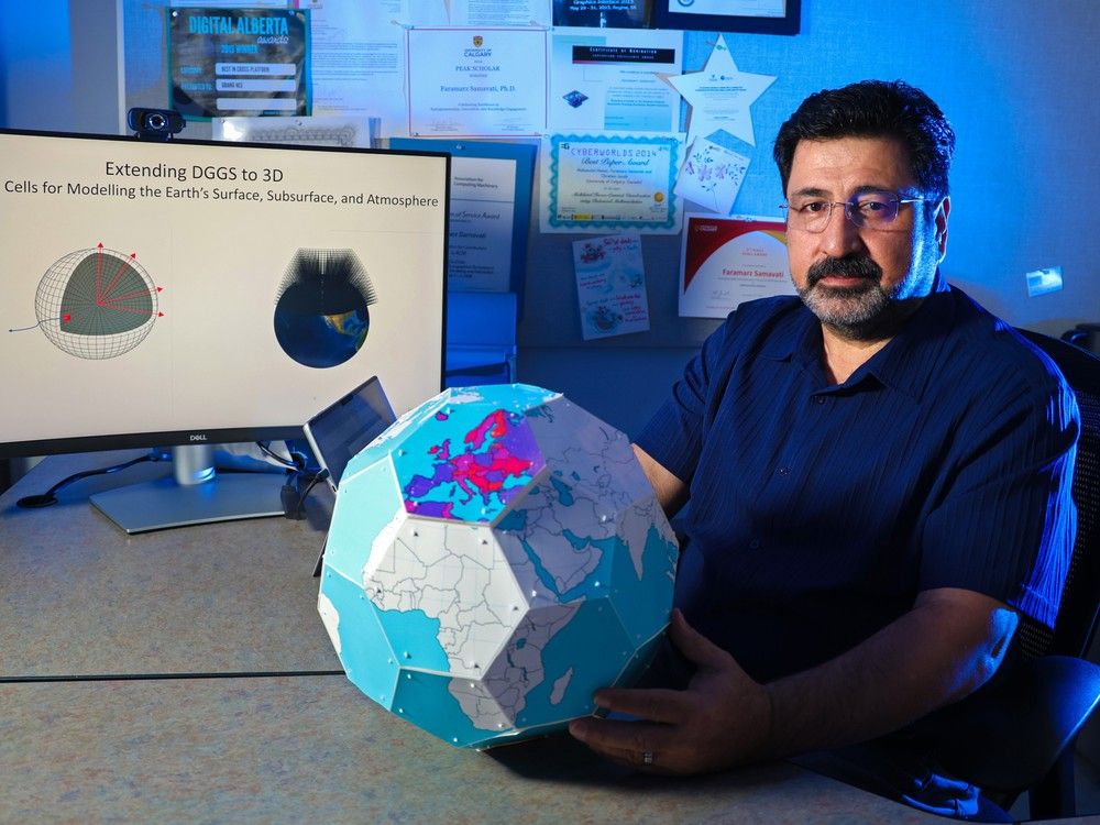 calgaryherald's tweet image. University of Calgary professor receives research leadership award for work on 3D mapping technology calgaryherald.com/news/faramarz-…