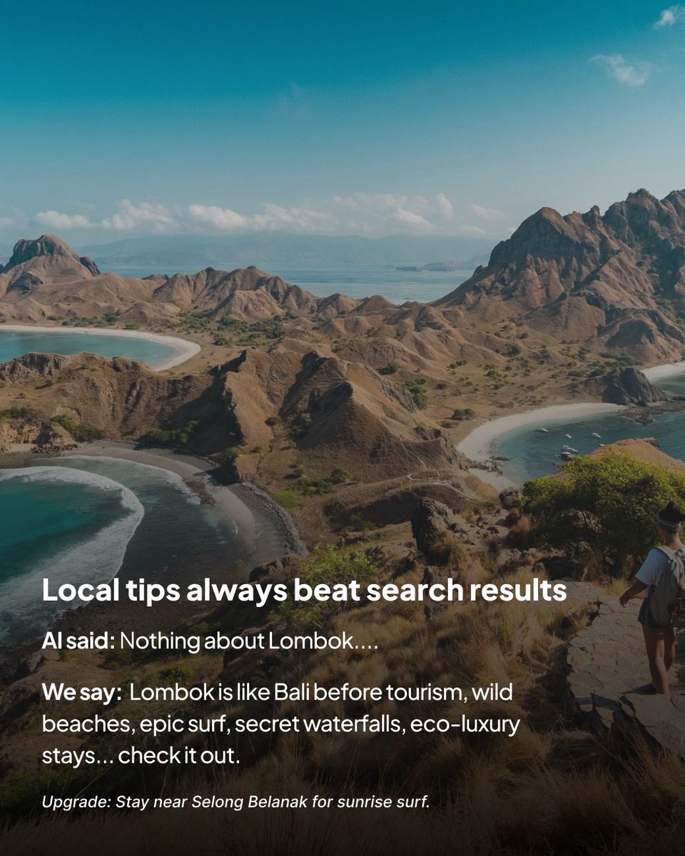 hellogovai's tweet image. ✨ Travel smart. Travel supported.
#HelloGov #VisaSupport #AIPlusHuman #SmartTravel #IndonesiaTrip #DocCheck