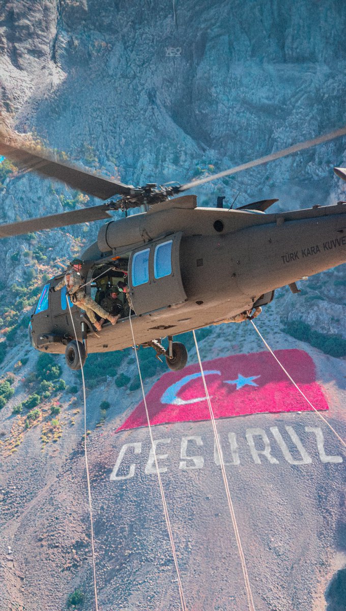 Güçlüyüz, cesuruz, hazırız.