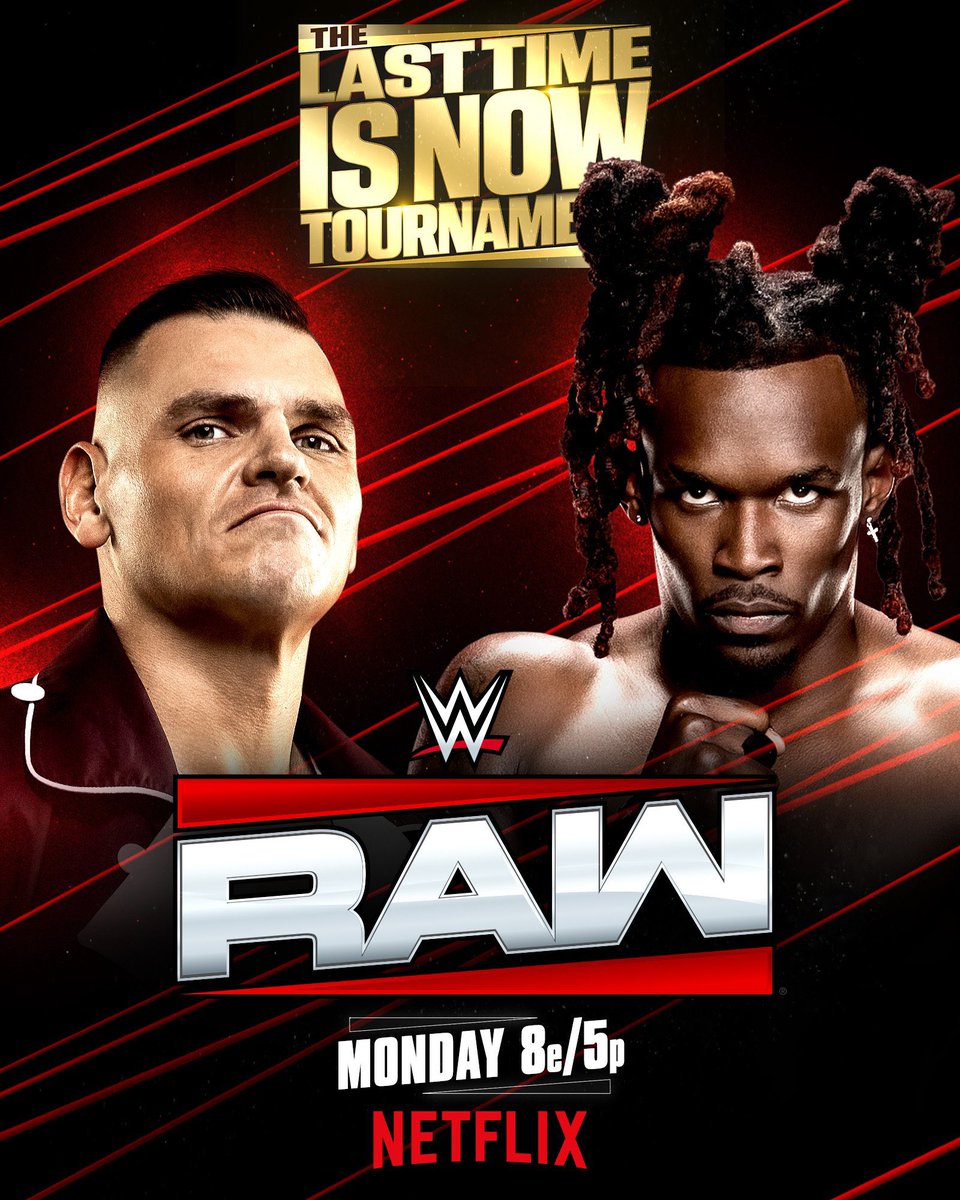 Fightful's tweet image. Advertised for #WWERAW  

- Gunther vs Je&apos;Von Evans - The Last Time is Now Tournament 
- Solo Sikoa vs a surprise opponent  - The Last Time is Now Tournament
- Maxxine Durpri vs Becky Lynch for the WWE Women&apos;s IC Championship 
- John Cena&apos;s final Raw appearance