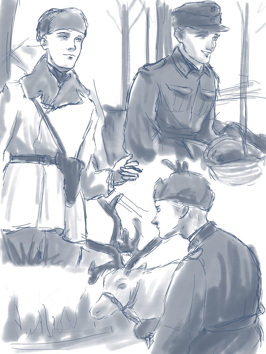 Enjoy drawing the Finns so much