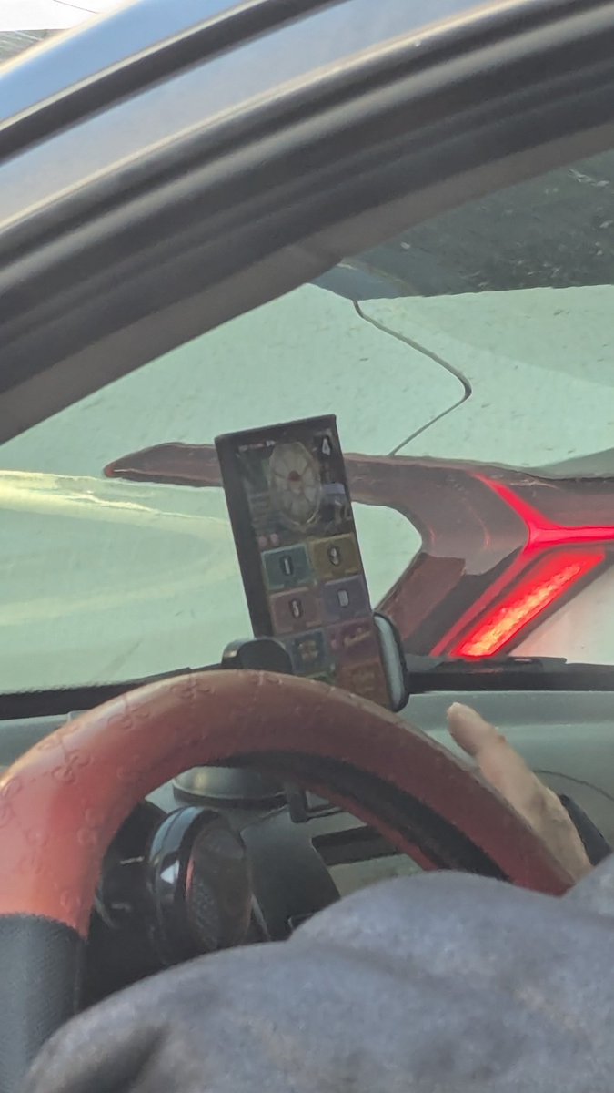 Swirfty's tweet image. Driver in Seoul playing Crazy Time