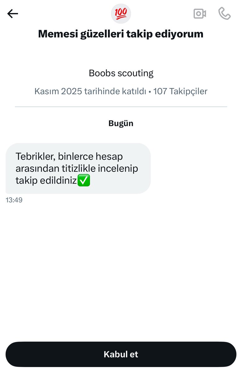 Teşekkürler ama benim memem yok..