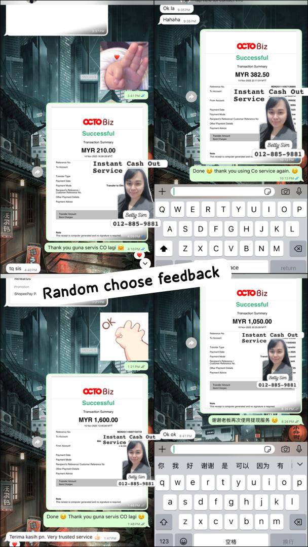 BettySim_93's tweet photo. 🏦 Instant Cash Out Service 🏦 
Terima kasih yang Percaya Saya dan guna Servis Cash Out 😊

https://t.co/MGMxYgso5C

#instantcashout #cashout #paylater #Spay #SPayLater #grab #GrabPayLater #Boost #BoostPayFlex #creditcard #提现金 #kadatome #rytpaylater https://t.co/4kHJlvGOym