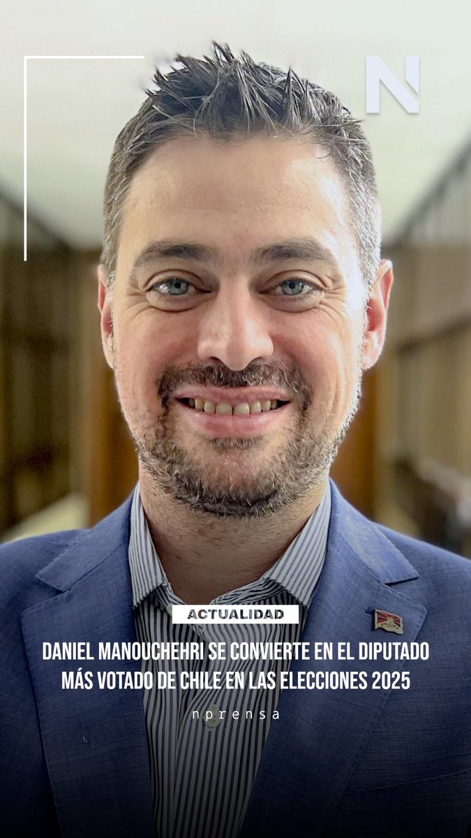⚡Daniel Manouchehri lidera las votaciones 2025 con más de 94 mil votos en el Distrito 5. Lo siguen Pamela Jiles y Gustavo Gatica, ambos también sobre las 94 mil preferencias. Más información:
instagram.com/reel/DRKQWqmDd…