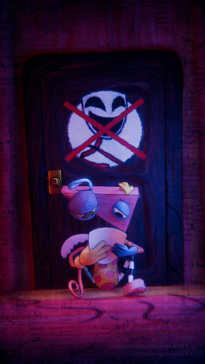 MischievousChet's tweet image. Alone… 

#TADC #Zooble #Blender #Gangle #abstragedy #zooblexgangle