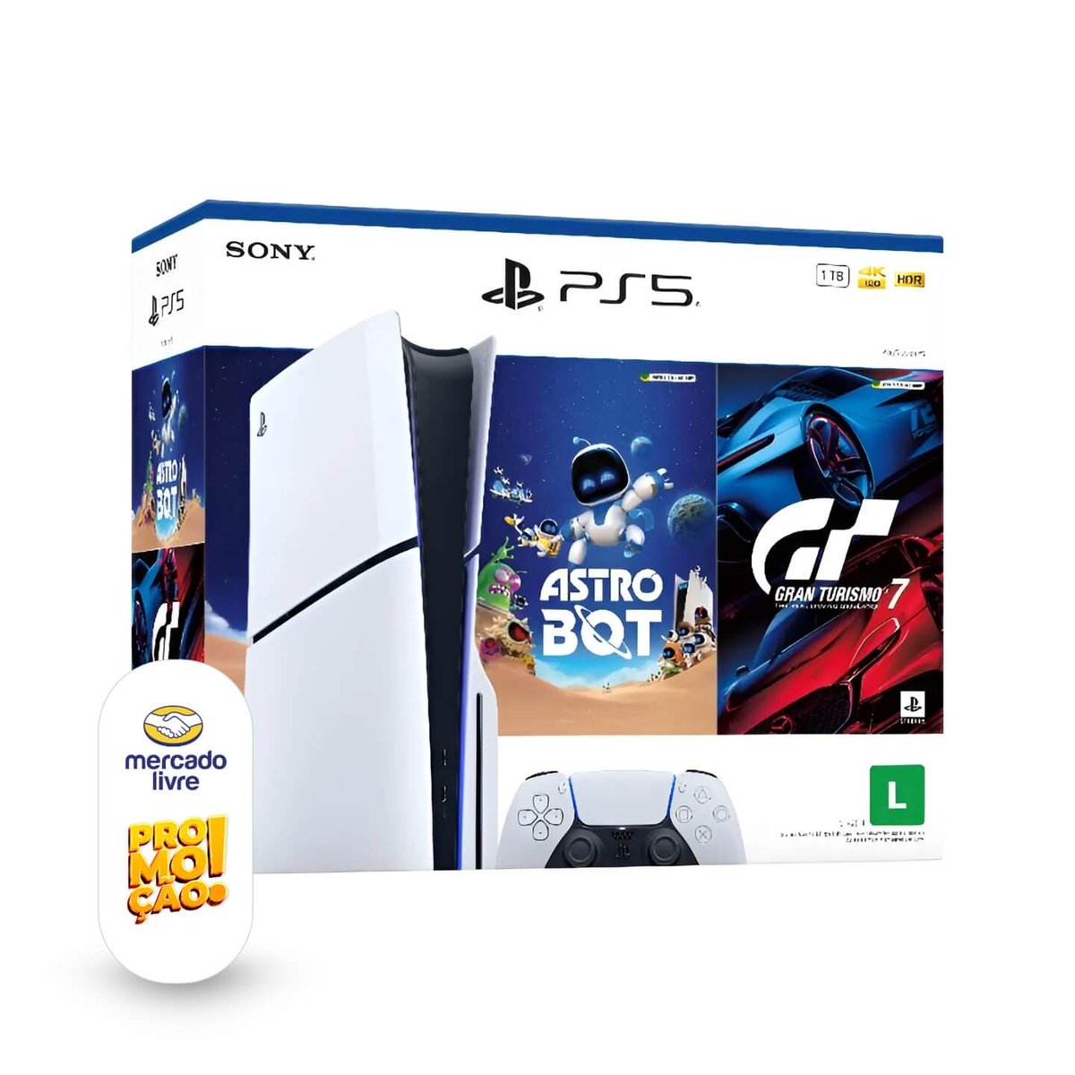 AstroOfertas's tweet image. Console Playstation 5 Slim Disk - Pacote Astro Bot E Gran Turismo 7, por R$ 3.719,91 no Mercado Livre: mercadolivre.com/sec/1vyB3gn

De R$ 4.499,00 por R$ 3.719,91
R$ 779,09 de economia
17% off

#oferta #promoção #desconto #ps5 #games