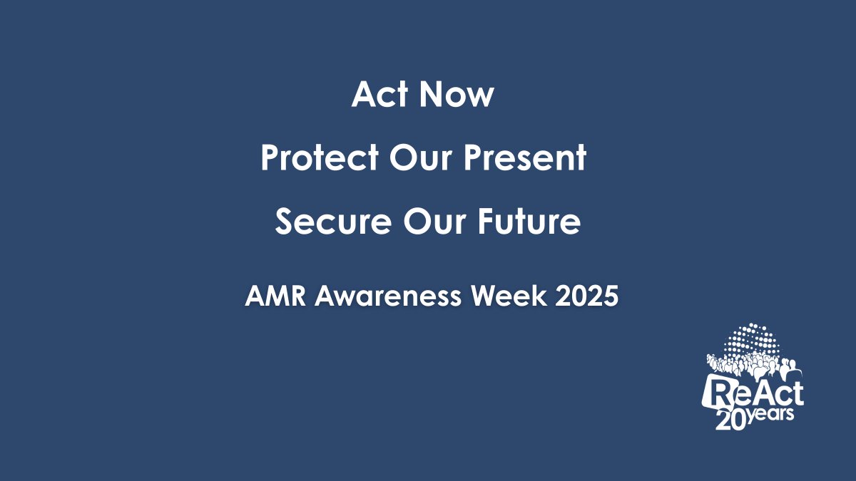 reactgroup's tweet image. Finally! Tomorrow #WAAW2025 begins! 🌍💙

Act Now. Protect Our Present. Secure Our Future.
Together, we’re pushing for stronger, coordinated action on #AntibioticResistance #AMR 👨🏿‍🦱👦🏽👩🏾‍🦲👱🏽‍♀️👩🏾‍⚕️

Check out @WHO, @FAO, @WOAH and @UNEP  for info, resources, and campaign materials. #WAAW…