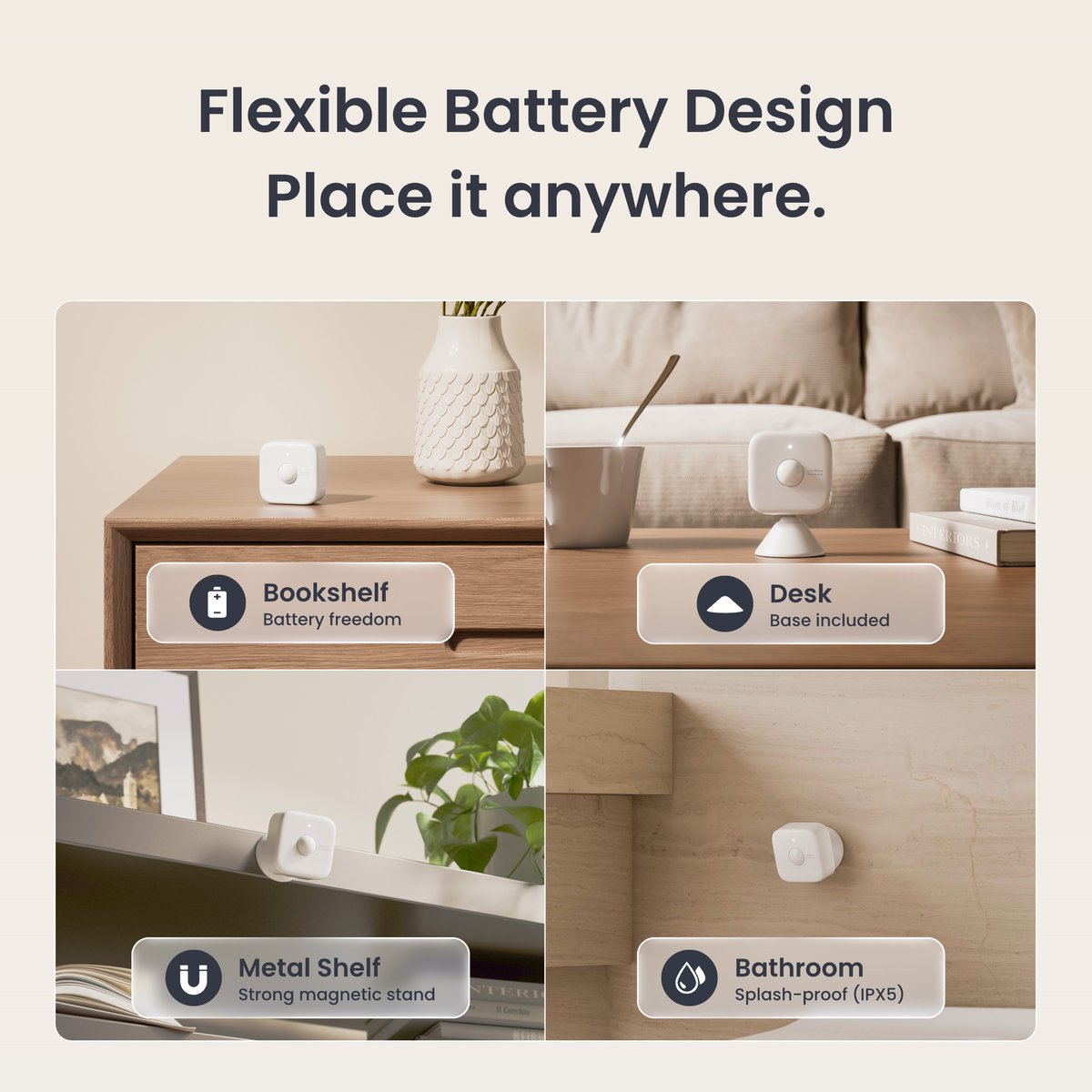 SwitchBot's tweet image. Meet the SwitchBot Presence Sensor: smarter detection, smoother automation.

✅ 3-in-1 Sensor
✅ No More Auto Shut-off
✅ Flexible Battery Design

Get yours now 👇
Amazon: geni.us/htQU4
SwitchBot Official: geni.us/WJD39
#SwitchBot #SmartHome #PresenceSensor