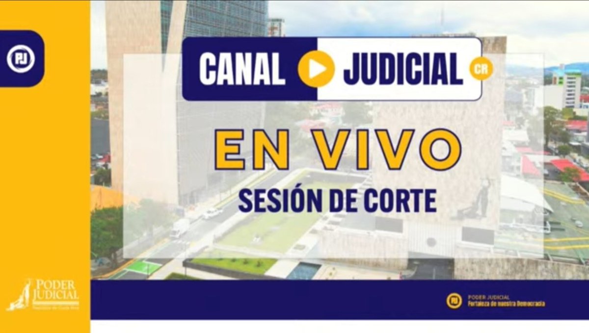 PoderJudicialCR's tweet image. En vivo sesión de Corte Plena

youtube.com/live/3lX-7qeD3…