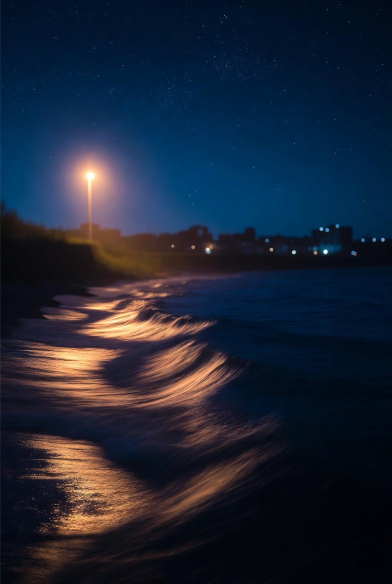 DuaZaraaA's tweet photo. Happy Night X ✨

“The night feels softer when the waves glow and the world goes quiet. Some moments are made to be felt, not explained.✨

Which night moment would you relive again?”**✨✨

**#NightVibes #CalmNights #OceanGlow #SilentWaves https://t.co/sw6kyilPew