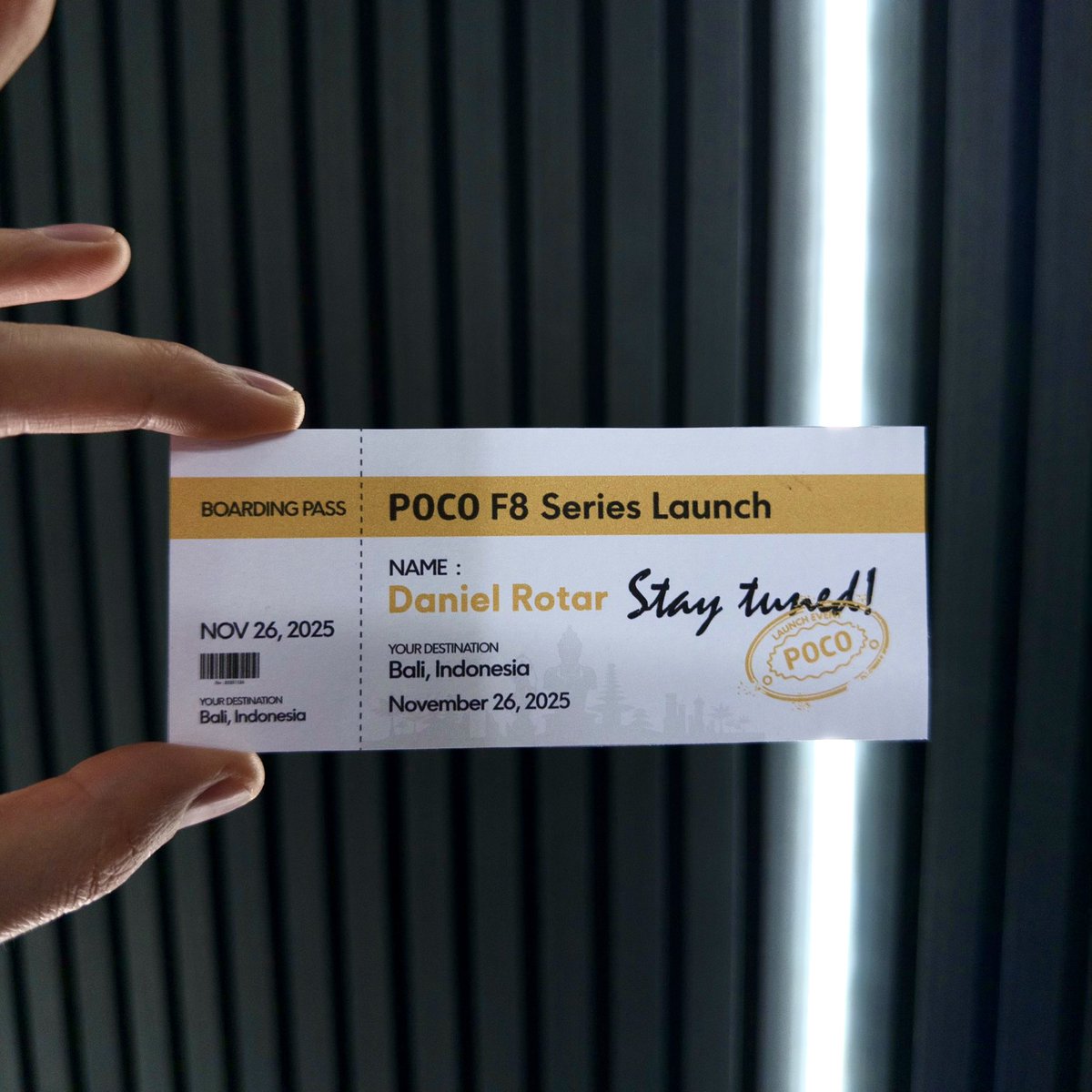ZONEofTECH's tweet image. No way! 🤩

Looks like I’ll be going to Bali, to attend the launch of the #POCOF8Series, next week! 

Super hyped for this! 

Thanks @pocouk 😍🌅🌴🌊