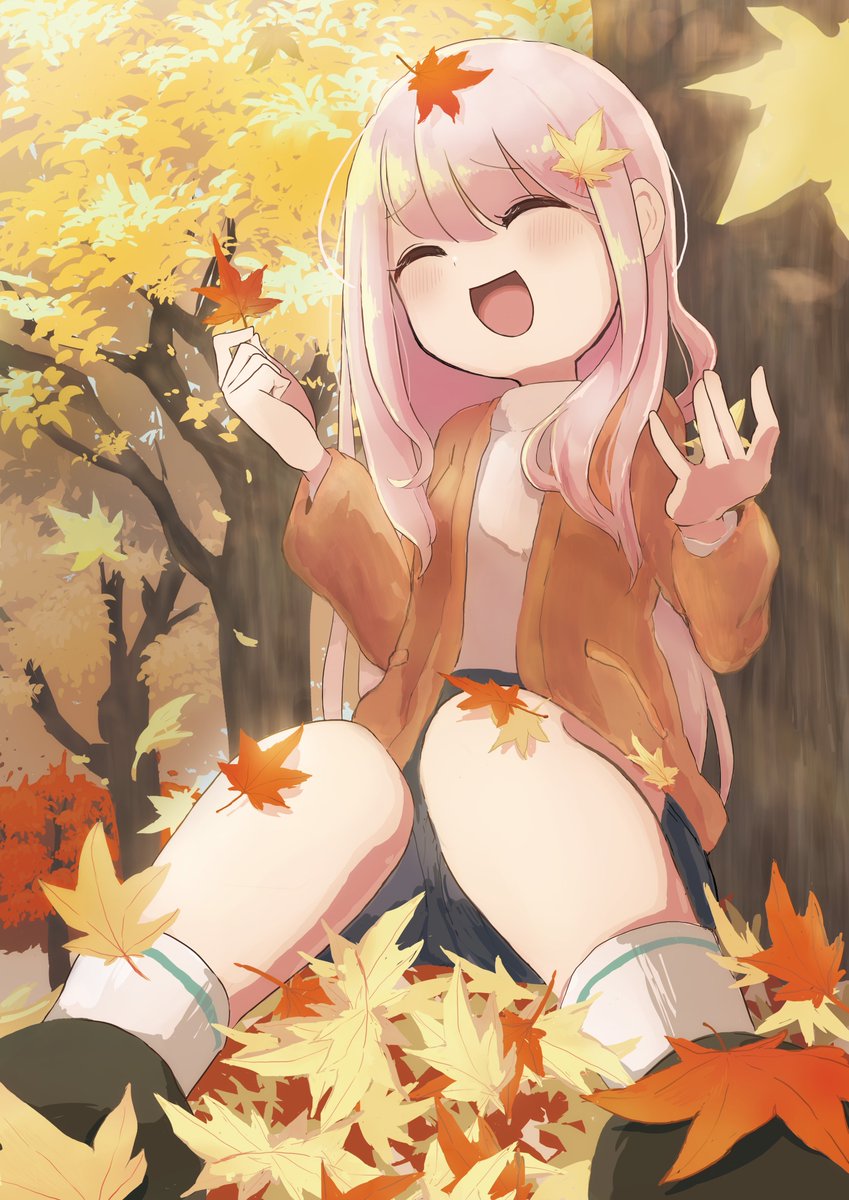 紅葉の秋🍂✨
＃イラスト #illustration