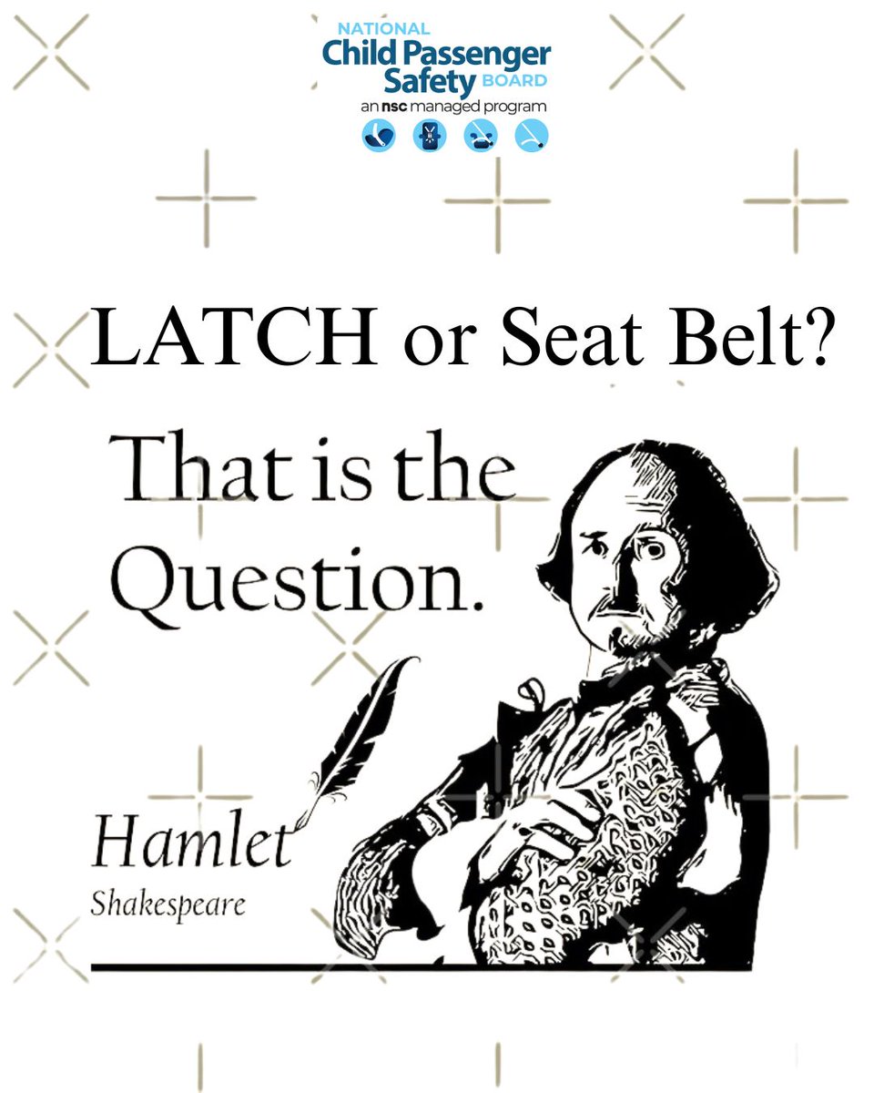 NCPSB's tweet image. Good question! LATCH and seat belt are both safe methods of installation when used correctly. Remember to check your car seat and vehicle owner’s manuals!
#KeepEachOtherSafe #TechsRule #carseat #safety #education #parents #children @NSCsafety