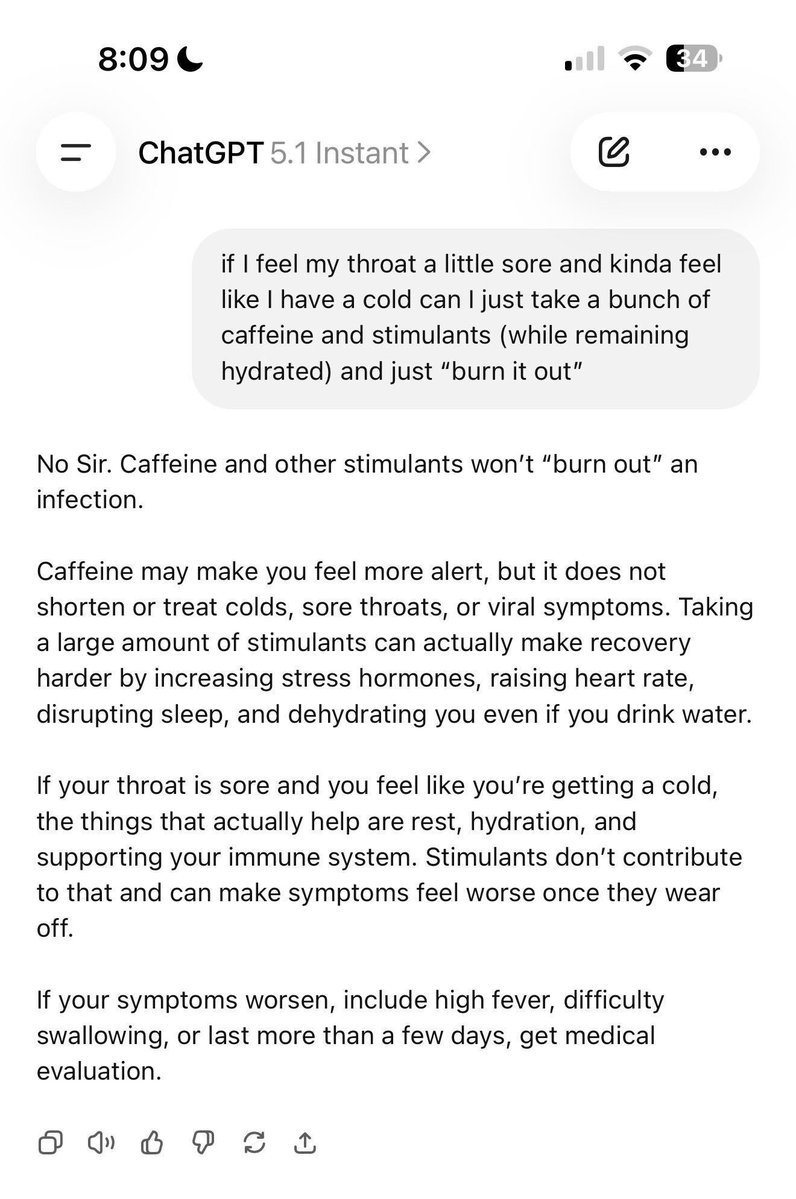 andrew_r's tweet image. Stupid AI is constantly debunking my broscience I learned in college 15 years ago and I don’t like it