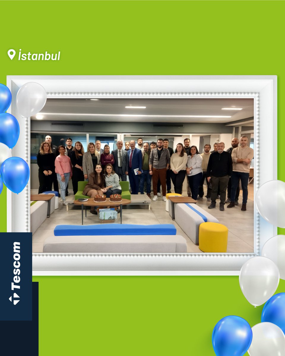 TESCOM_UPS's tweet image. Kasım doğumlu, Tescom aile üyelerinin doğum günleri kutlu olsun. 🥳 🎂

Arkadaşlarımıza nice sağlıklı, mutlu ve güzel yeni yaşlar diliyoruz.

#TESCOM #tescom #doğumgünü #doğumgünüpastası