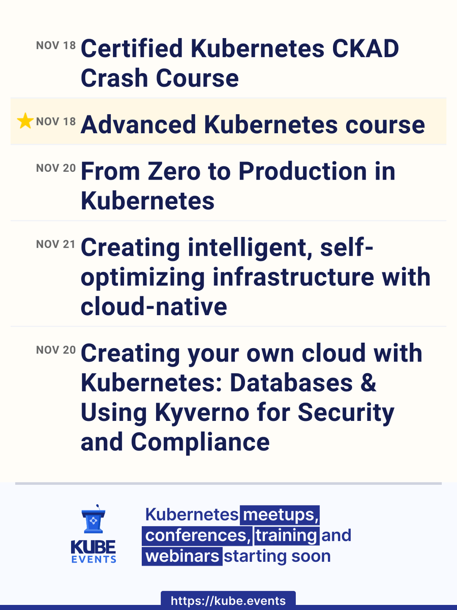 K8sEvents's tweet image. 