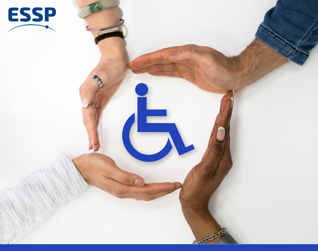 ESSPSAS's tweet image. 🌍 European Week for the Employment of People with Disabilities (17–23 Nov 2025)

At #ESSP, we raise awareness and promote #inclusion for all.
💡 80% of disabilities are invisible. Let’s build a workplace where everyone can thrive.

#EuropeanWeek #DisabilityInclusion…