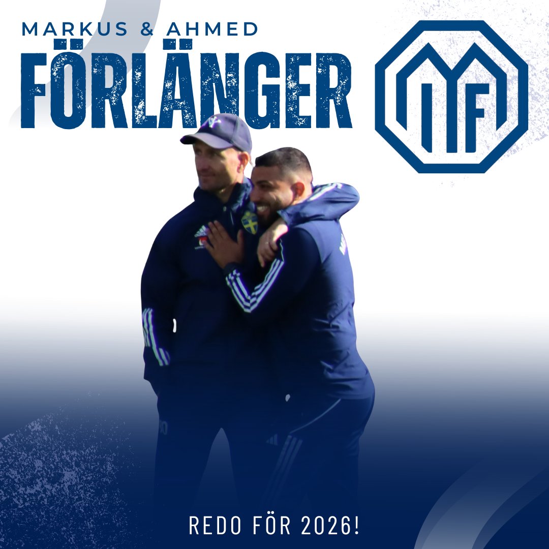 MellerudsIF's tweet image. Markus &amp;amp; Ahmed förlänger – redo för 2026 🔥

Läs mer här 🔗👉 mellerudsif.se/mellerudsif-he…

#MIF2026