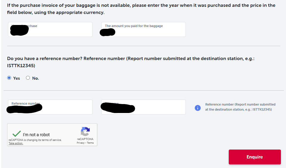 KanadaPrensi's tweet photo. @TK_HelpDesk Hello Gamze,

Actually there is no error but enquire button doesnt submit my request while all the attachement is included. Please see below picture. 
Thanks 
Enes https://t.co/SGY0tSQsPU