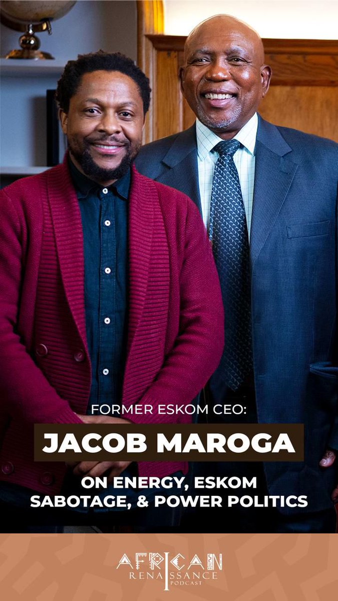 Jacob Maroga’s insight on Energy and Eskom Sabotage, watch here on YouTube: youtube.com/@african_renai…

African Renaissance Podcast
#AfricanRenaissancePodcast
