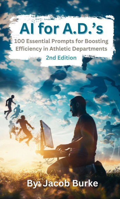 TheHelpfulAD's tweet image. We highly recommend the new &quot;AI for A.D.&apos;s&quot; book from Jacob Burke. 

Now with “The Perfect Prompt” template, Each Chapter has ChatGPT Pro Tips, 100 new prompts essential for Athletic Departments! 

~ via @FutureEdgePlus

Order now:  amazon.com/dp/B0CYHD8FWL?…