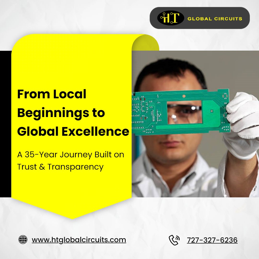HTGlobalCircuit's tweet image. Too many PCB vendors make big claims with no proof.

At HT Global Circuits, our story is transparent: founded in St. Petersburg in 1990 - now a global PCB partner trusted in aerospace, medical &amp;amp; automotive.

Trust built over 35+ years:
htglobalcircuits.com/company-histor…
#PCBManufacturing