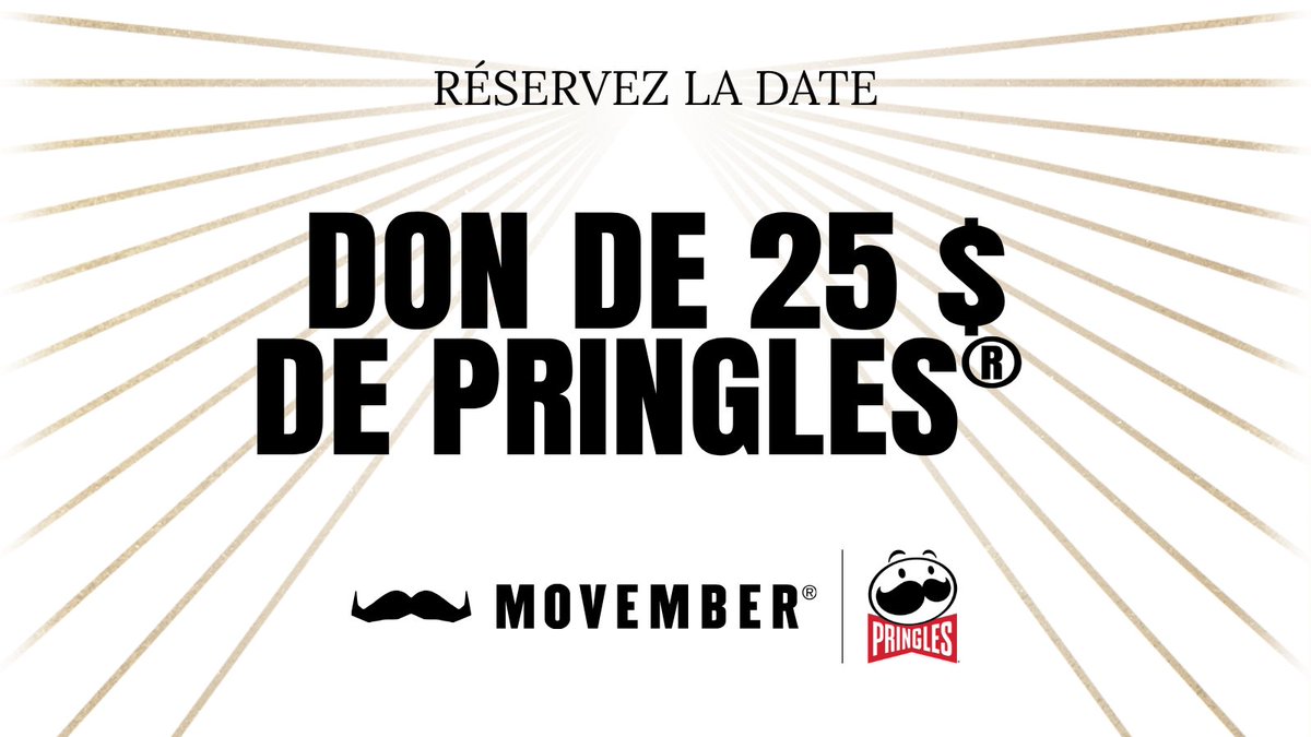Mettez vos réveils ! 
Le 19 novembre à partir de 10 h (HNE), Pringles ajoutera 25 $ à votre Mo Space pour chaque don de 50 $ ou plus, et ce, jusqu’à épuisement des fonds.