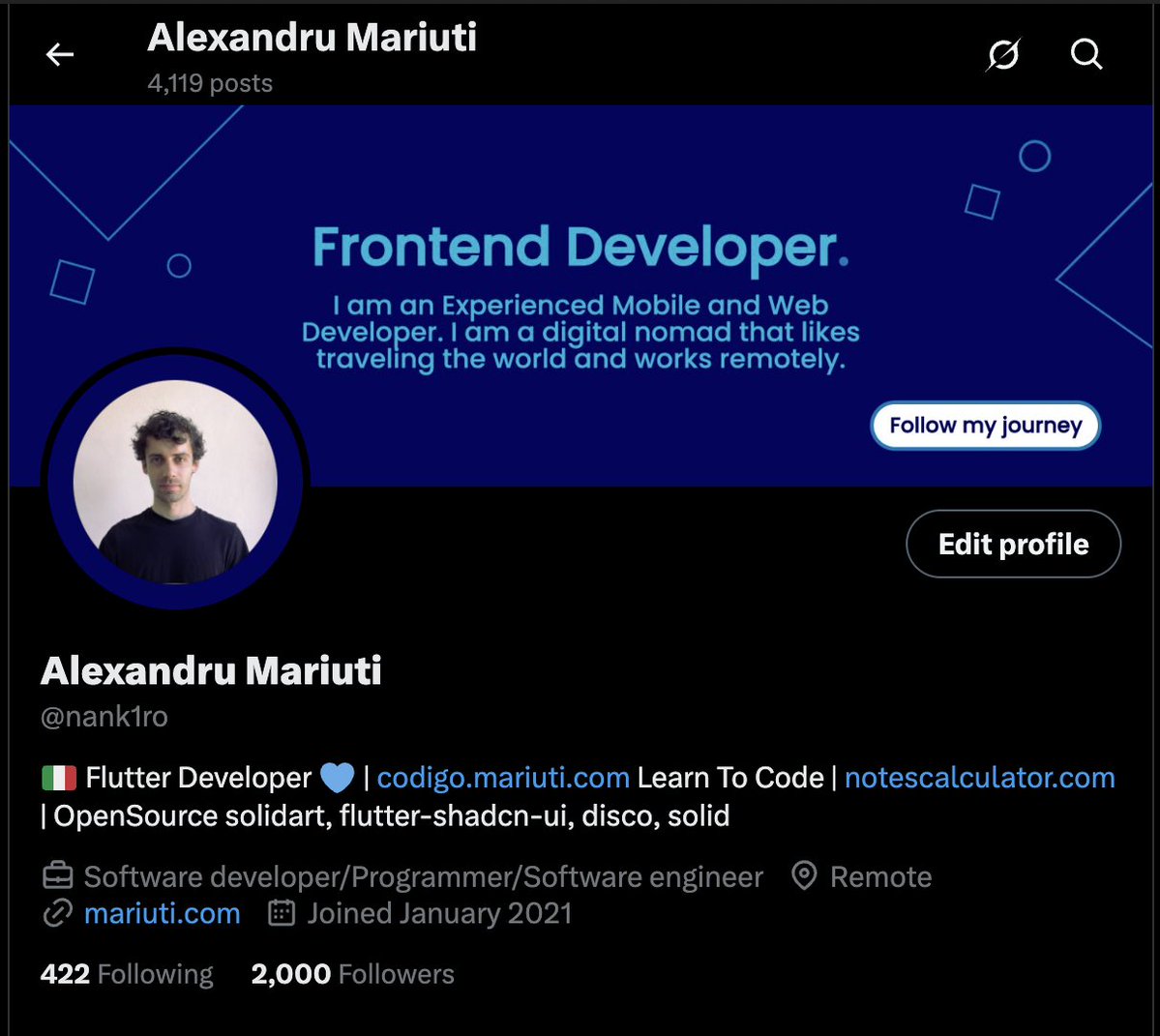 nank1ro's tweet image. Wow I reached 2000 followers 🙏