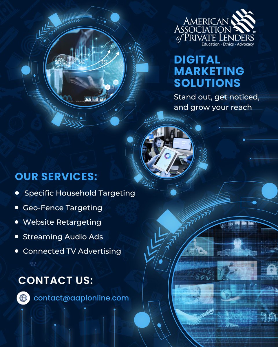 📣 Attention lenders, service partners, and real estate professionals!

AAPL provides targeted digital marketing solutions built just for you. Want to reach the right people at the perfect moment? 

Contact Us to Get Started: contact@aaplonline.com