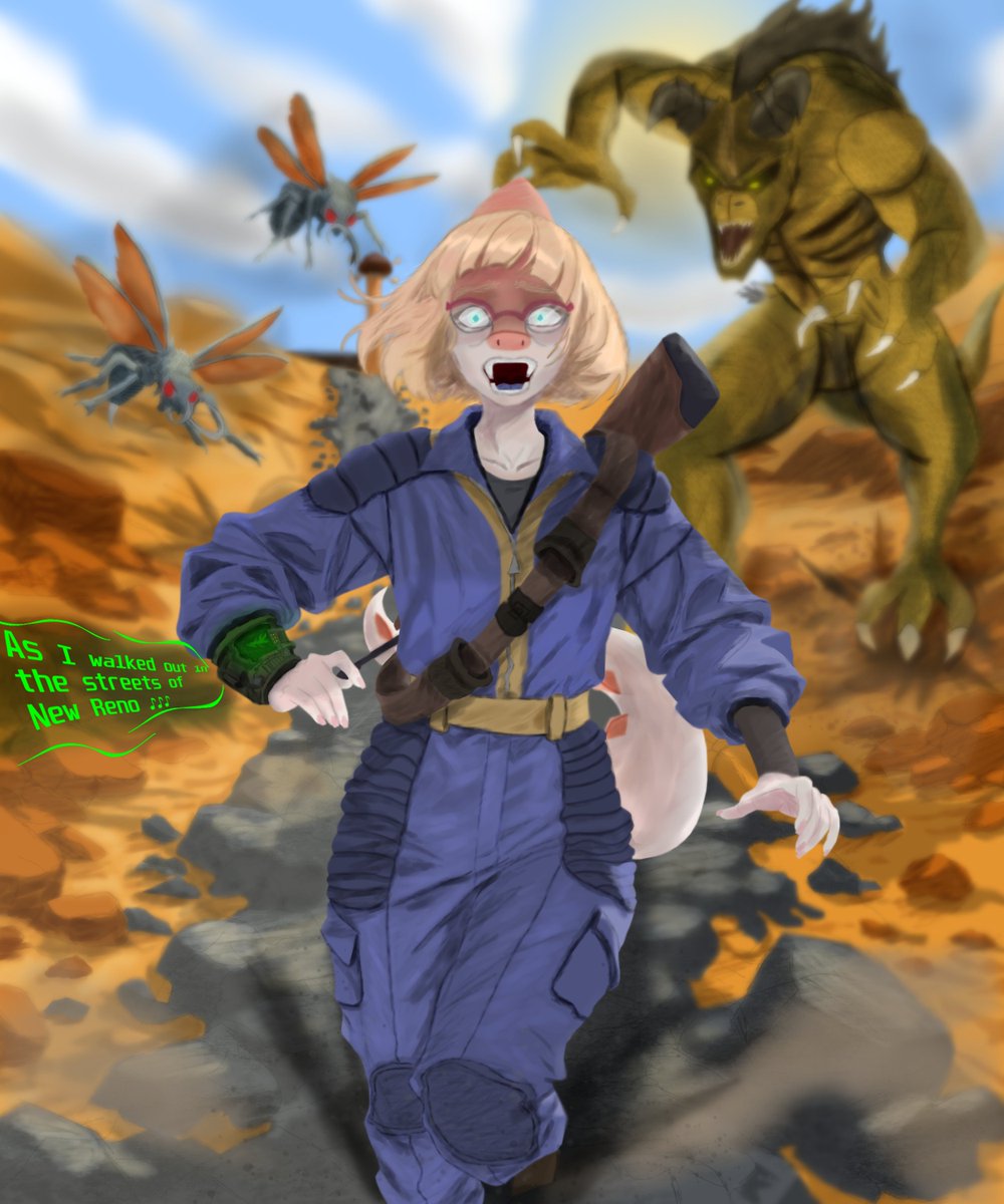 Autistic brain blast after seeing @/Barndrg13 's vault jumpsuit Naomi.

#Snootgame