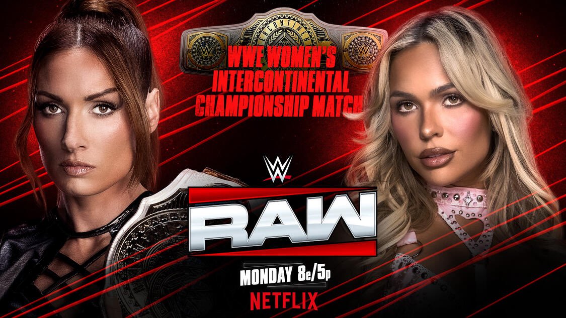 WrestleOps's tweet image. Advertised for RAW at MSG tonight:

• IC Champion John Cena’s final RAW
• Becky Lynch vs. Maxxine Dupri (IC Title)
• GUNTHER vs. Je’Von Evans (TLTIN Tournament)
• Solo Sikoa vs. Mystery Opponent (TLTIN Tournament)
• Nikki Bella speaks after turning on Stephanie Vaquer