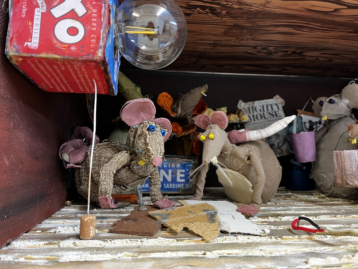 Here's the giant boot and puppets we made for our last show: Mouse on a Mission! Looks fun? Help create the festive sequel and join our production skills course. 🐭🎄
Free for young people, beginners welcome. 
Sign up here: t.ly/c0Za1
#bognor #course #job #training