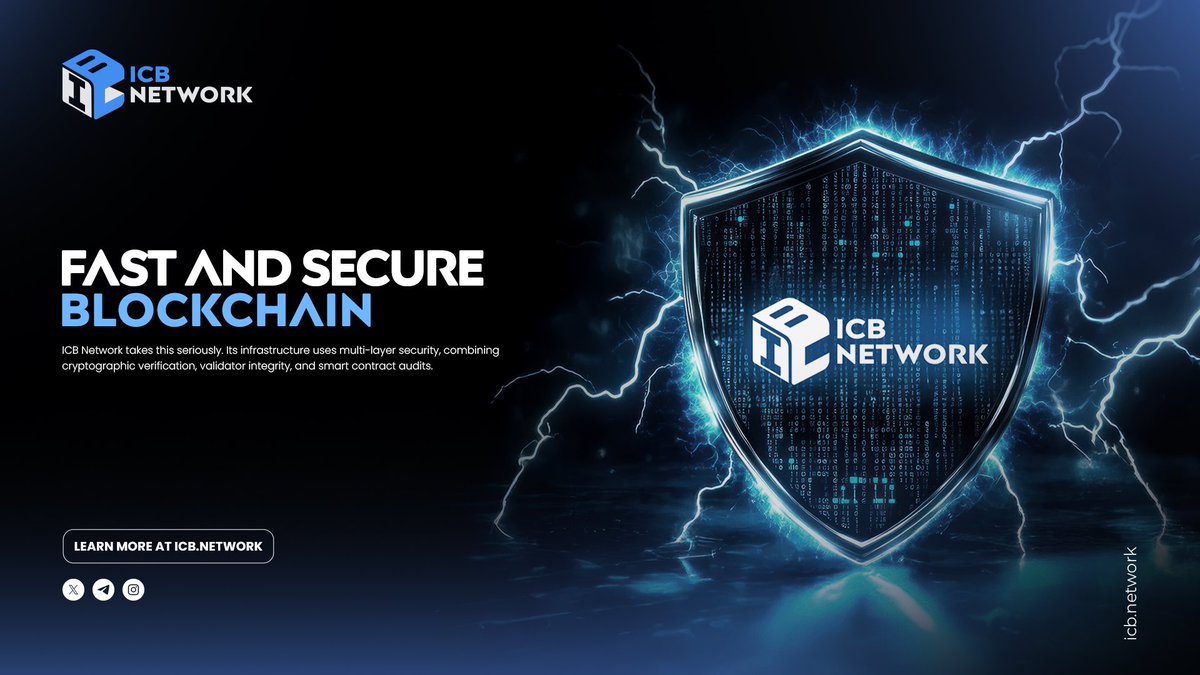 icbx_network's tweet image. Why can’t blockchains just be fast? ⚡
 
🔐 Because without strong security, speed is dangerous.
Dive into how ICB Network balances both to power real-world Web3.
 
👇 Learn more: icb.network/blogs/why-spee…
 
#ICBNetwork #Blockchain #Innovation #Crypto #Web3