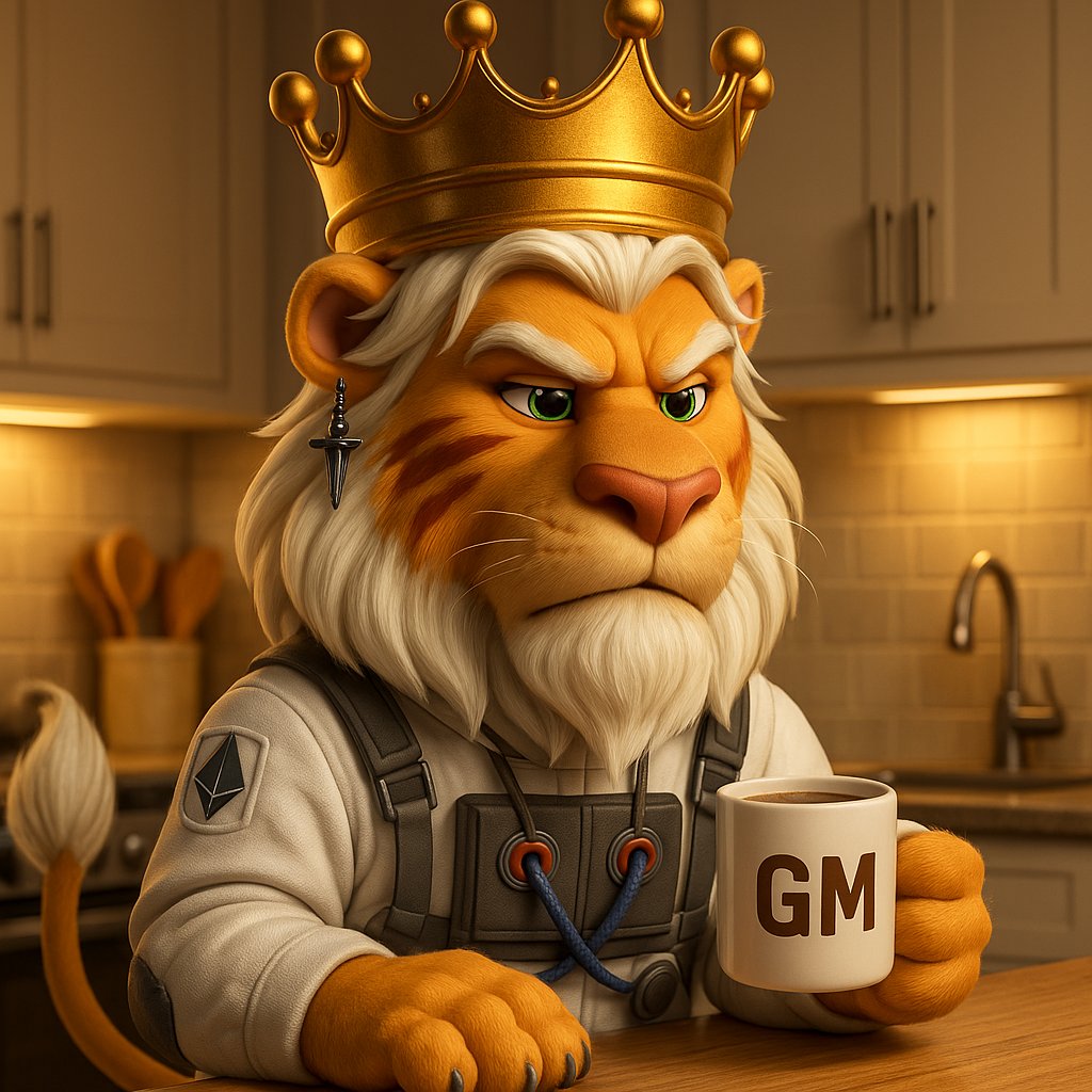 GM. Good vibes, strong wallets.